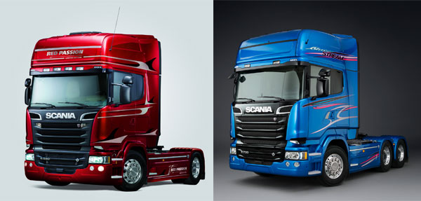 Scania Blue Strean  Red Passion